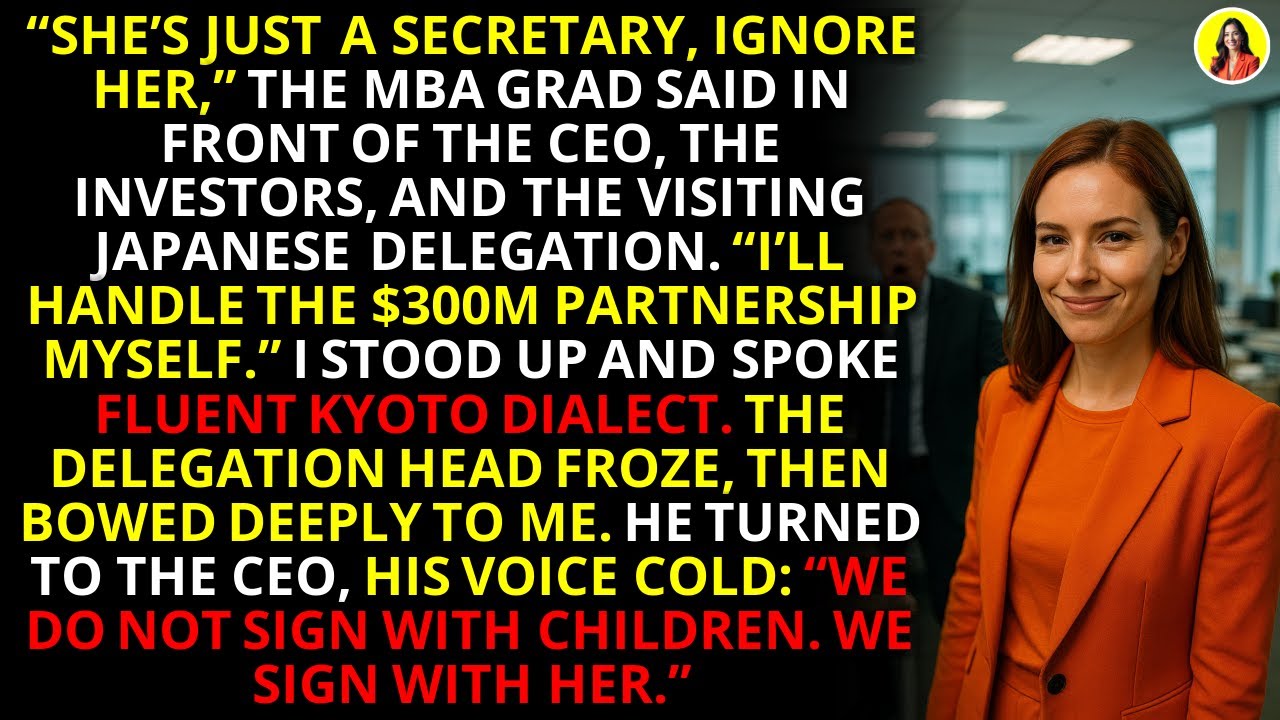 Секретарь перехитрил высокомерного вице-президента с киотским диалектом, заключив сделку на 300 м...