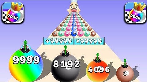 Ball Run 2048 - Gameplay Walkthrough Tutorial Levels (iOS, Android NinjaX YT is live! part - 133