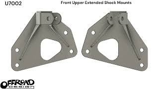 U7002 - Front Upper Extended Shock Mounts