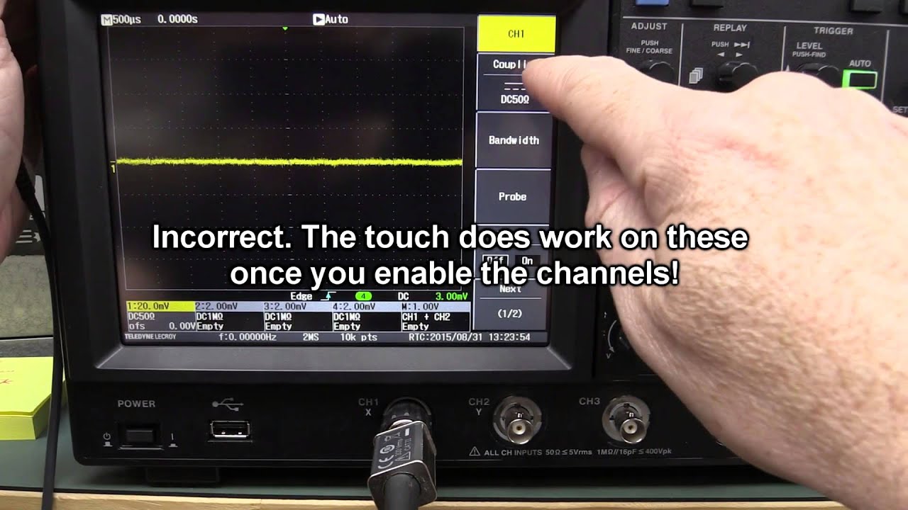 EEVBlog 792 Lecroy Wavejet Touch 354 Oscilloscope Review YouTube