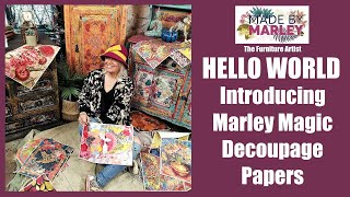 Marley Magic Decoupage Papers