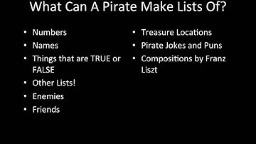 Pirate R Tutorial 06: Intro to Vectors