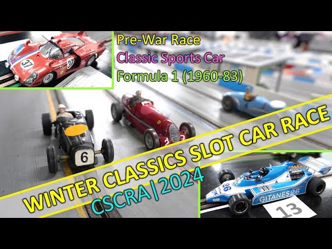 Race to Victory: Classic Slot Car Racing in Winter Classics 2024 #slotcar  #slotcarracing