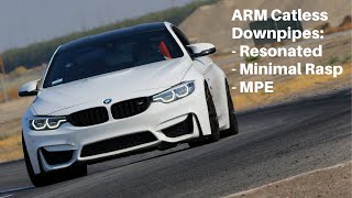 ARM RESONATED CATLESS DOWNPIPES FOR THE M4! SOUNDS SO GOOD WITH MPE!