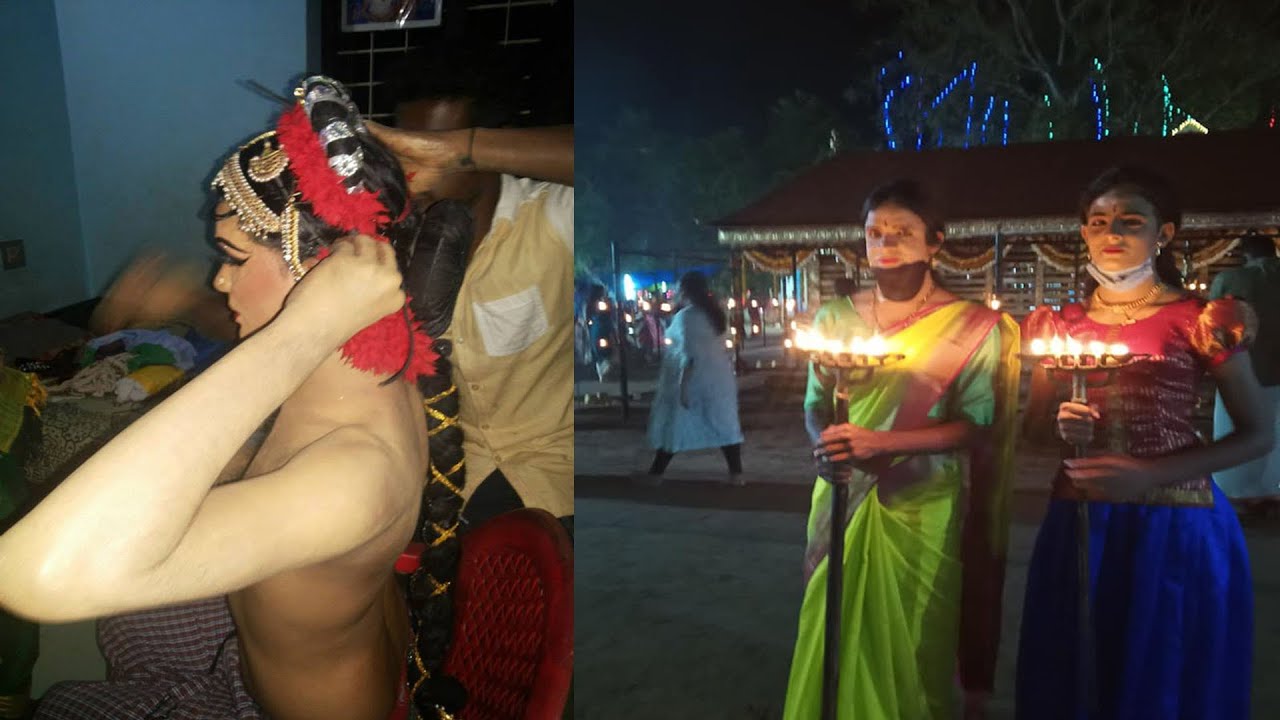 Father and Son in Female Getup