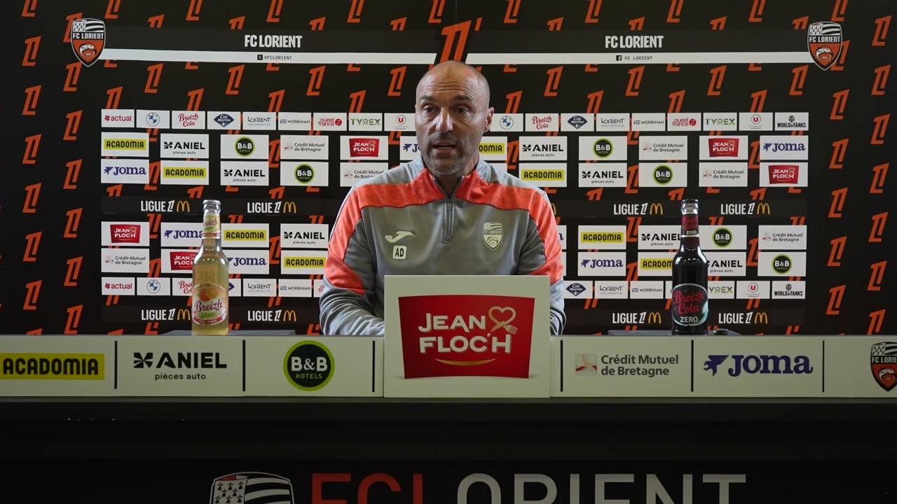 Le point presse d'Alexandre Dujeux avant Le Mans FC - FC Lorient 26-27