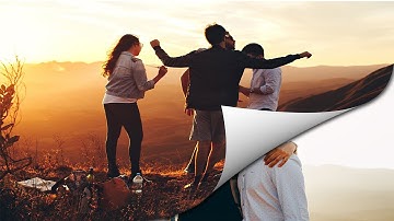 HOW TO GIVE PAGE CURL EFFECT TO PHOTOS IN PHOTOSHOP | PHOTOSHOP TUTORIAL