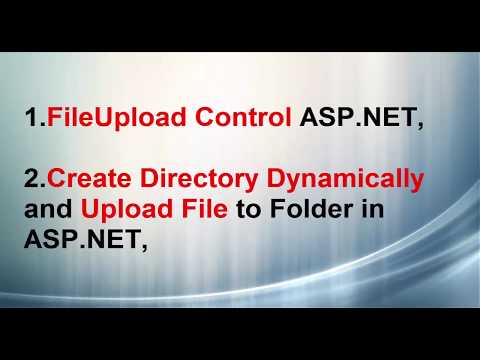 Upload Files with the FileUpload Web Server Control ASP.NET