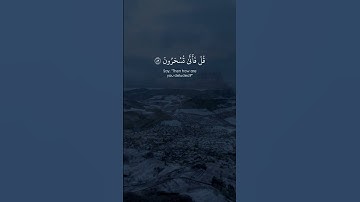﴿ قُلْ مَن بِيَدِهِ مَلَكُوتُ كُلِّ شَيْءٍ ﴾ | أنس نوفل - تلاوة من سورة "الْمُؤْمِنُون"