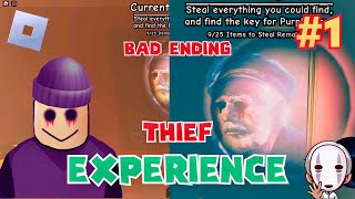 เรื่องหลอนๆในบ้านของคนแก่ชราแห่งหนึ่ง | Roblox The Thief Experience 1 Bad Ending