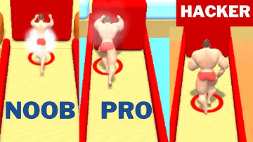 Muscle Rush: NOOB vs PRO vs HACKER