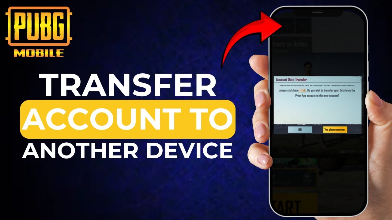 How To Transfer PUBG Mobile Account From One Mobile to Another Mobile | PUBG Mobile ID Transfer 📱📲