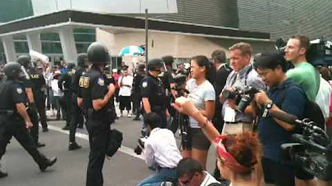 SB 1070 Protesters Arrested @ Federal Court Building 7/22/10 D