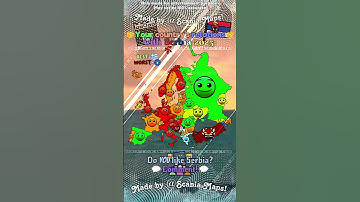 Your country’s relation with Serbia #europe #map #mapping #geography #history #mapper #asia #music