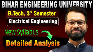 B.Tech 3rd Semester | Electrical Engineering | Detailed Syllabus Analysis | BEU #beu #3rdsemester