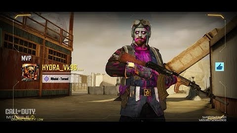 Highest Kills mvp in cod mobile with ak47 || cod mobile rust map gameplay #codmobile #callofduty