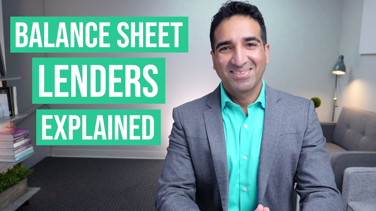 Balance Sheet Lenders Explained YouTube