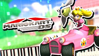 Mario Kart DS - Peach Gardens Theme Piano Tutorial Synthesia