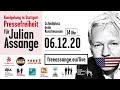 Friedenspreis für Julian Assange | Kundgebung zur Rettung der Pressefreiheit