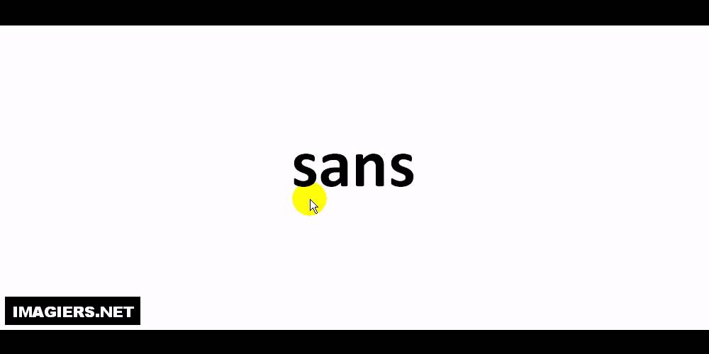 How to pronounce in French # sans - YouTube