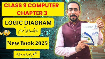 Logic Diagrams with Example| 9th Class Computer Chapter 3 | Class 9th New Book 2025