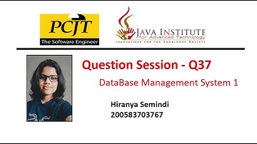 Task 37 | Create and Update the Query | Java Institute | Hiranya Semindi