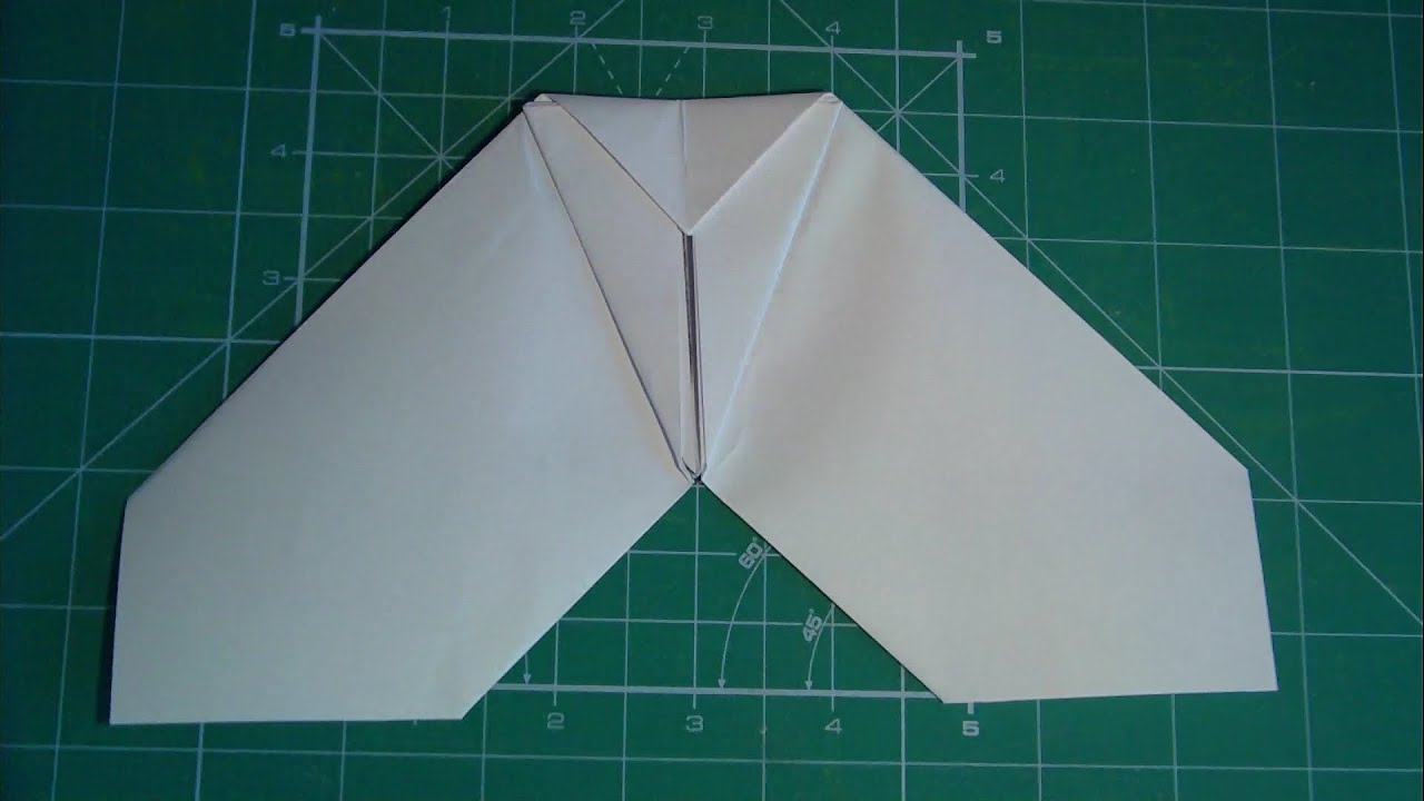 Paper Flying Wing Tutorial YouTube