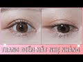 NARTURAL EYES MAKEUP 4 |  HƯỚNG DẪN TRANG ĐIỂM MẮT NHẸ NHÀNG ĐI HỌC | COLOURPOP ORANGE YOU GLAD