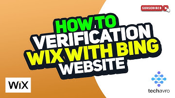 How to Verification WIX with Bing 2025