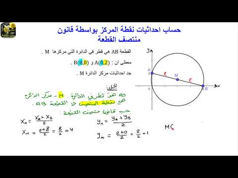 فيديو: كيفية إيجاد إحداثيات نقطة في الدائرة