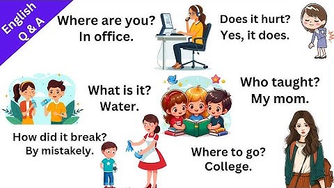 Daily Use English Question Answers | Fun Learning Question Answers