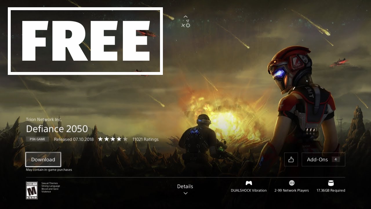 How to get Defiance 2050 for FREE on PS4 PlayStation Free Game