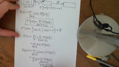 The Law of the Unconcious Statistician (LOTUS)