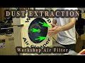 Workshop Air Cleaner / Pleated Dust Filter / Activated Carbon VOC Scrubber Test