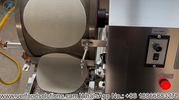 VERFOODSOLUTIONS Guide Step How to Make 22cm Diameter Roti by Spring Roll Wrapper Machine