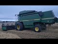 John Deere 2266 combine and Zetor forterra 140 hsx .