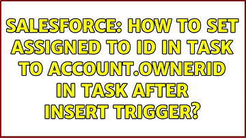 Salesforce: How to set Assigned To Id in task to Account.OwnerId in task after insert trigger?