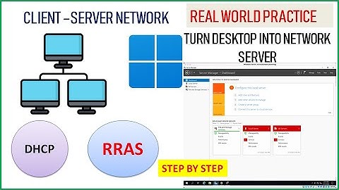Practical Client–Server Network Using Windows Server | DHCP & Remote Access