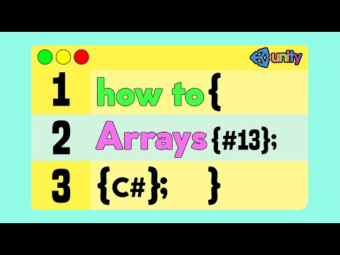 Unity How To C# - Arrays VS Lists ( EP: 13 )