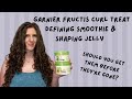 Drugstore Wavy Hair Product Review: Garnier Fructis Curl Treat Defining Smoothie &amp; Shaping Jelly