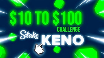 $10 to $100 CHALLENGE ON KENO! (stake)