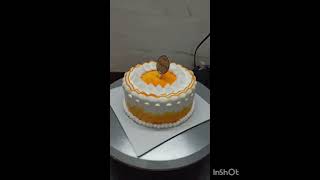 #simple Mango cake#youtubeshorts #birthdaycelebration