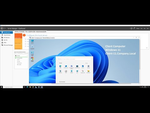 How to Remotely Control a Client Computer Using Server Manager from a Domain Controller Step-by-Step