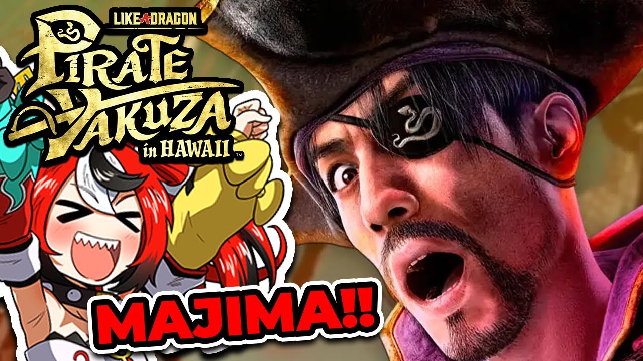 Реакция Бэ на новую игру про пиратов Якудза с участием Мадзимы, но... [ Hololive RU ]