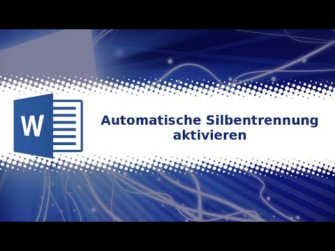 Word 2016: Automatische Silbentrennung aktivieren Tutorial