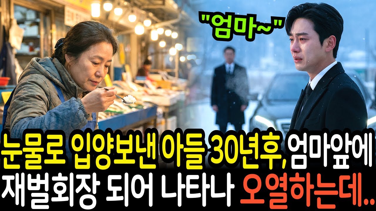 눈물로 입양보낸 아들 30년만에 엄마 앞에 재벌회장 되어 나타나 오열하는데ㅣ노후사연ㅣ감동사연ㅣ사연라디오ㅣ눈물사연
