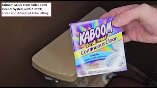 Kaboom Scrub Free! 5 Minute Install, Toilet Bowl Cleaner System with 2 Refills Advanced Tube Fitting screenshot 4