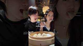 Secretly Trying To Match Her Eating Pace