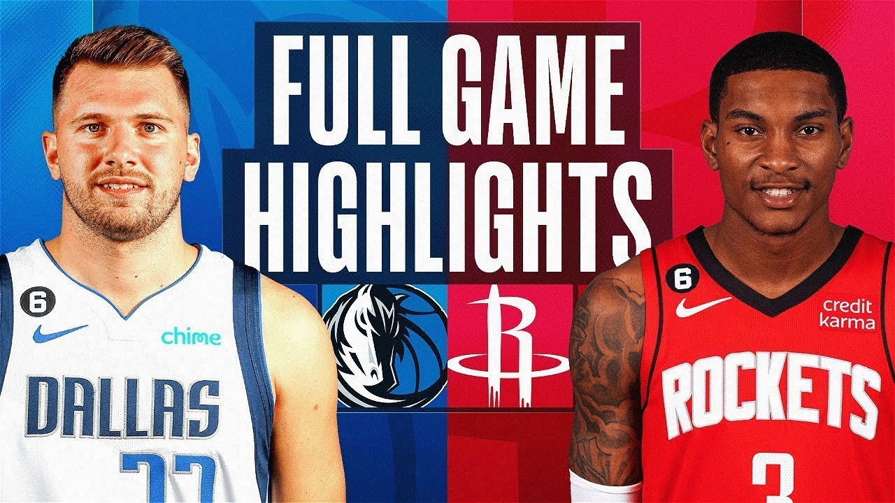 Mavericks Houston Rockets Full Game Highlights | Jan 2 2022-2023 Season - YouTube