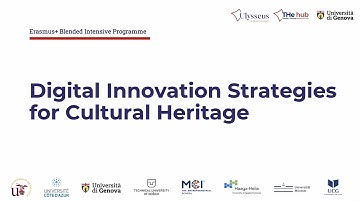 BIP Digital Innovation Strategies for Cultural Heritage – UniGe Ulysseus 2024